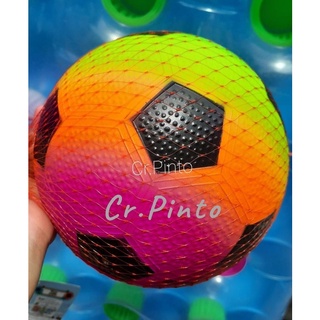 ภาพขนาดย่อของสินค้าลูกบอลยาง  สีรุ้ง นุ่มเด้ง Ball rainbow, colorful  ️บอลสายรุ้ง​จี๊ดจ๊าด  บอลยาง คุณภาพ​ นุ่มเด้ง  ️​