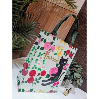 Don’t Miss! Harrods London Top-handle Shopping Bag Large Size แนวตั้ง