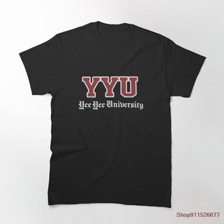 เสื้อยืดผ้าฝ้ายพิมพ์ลายขายดี เสื้อยืดแขนสั้น ผ้าฝ้าย พิมพ์ลาย kurtis conner yee yee university แฟชั่นสําหรับผู้ชาย