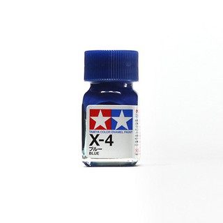 ภาพขนาดย่อของสินค้าTamiya Enamel Color 80004 X-4 Blue (Gloss) 45135033 (สี)