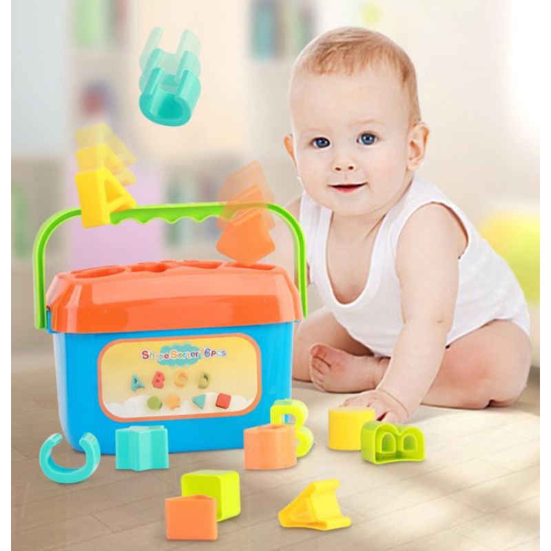 บล็อคหยอด-shape-sorter-16pcs