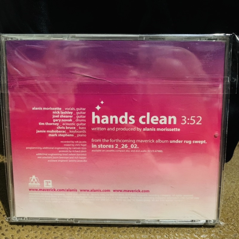 alanis-morissette-hands-clean-promo-cd-single