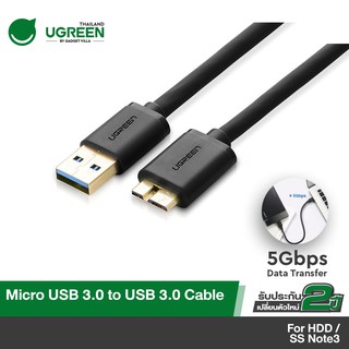 สินค้า UGREEN US130 10840 / 10841 USB 3.0 type A to Micro-B สายซิ้งข้อมูล USB 3.0 type A ต่อ Micro-B