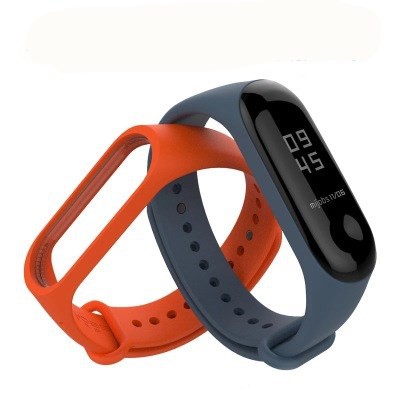 ภาพสินค้าสายนาฬิกาข้อมือ ซิลิโคน สไตล์สปอร์ต สำหรับ Xiaomi Mi Band 4 3 miband 3 4 จากร้าน scoodi.th บน Shopee ภาพที่ 7