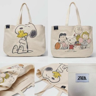 ภาพหน้าปกสินค้าพร้อมส่งในไทย⭐กระเป๋า snoopy zara รุ่นใหม่มีลาย 2 ด้าน ที่เกี่ยวข้อง