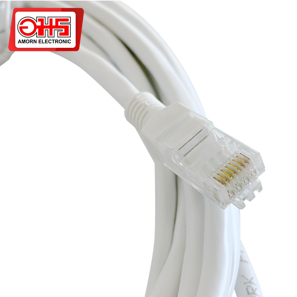 สาย-lan-ok-link-cat-6-แบบกลม-3m-สายแลน-lan-cable-สายแลนสำเร็จรูป-สายอินเตอร์เน็ท-อมรออนไลน์-amornonline