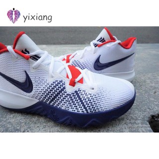 KSK@ Nike Kyrie Flytrap ทีม EP XDR Irving สหรัฐอเมริกา AJ1935-146 สีขาวสีน้ำเงินสีแดงชาย