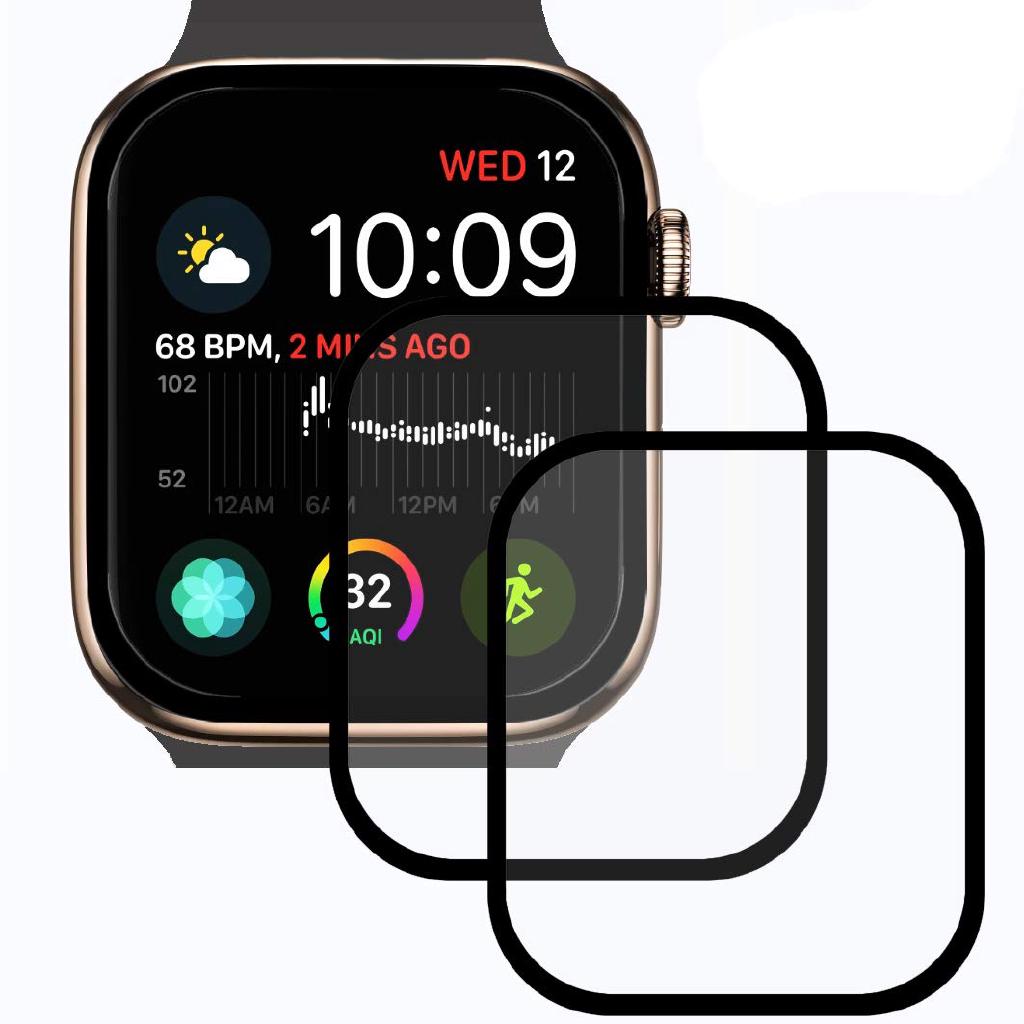 ภาพหน้าปกสินค้าตัวป้องกันหน้าจอ 3D PMMA คุ้มครองเต็มรูปแบบสำหรับ Apple Watch 38mm 42mm 40mm 44mm 41mm 45mm ที่เกี่ยวข้อง