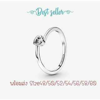 สินค้า Pandora  silver ring แหวนหัวใจ