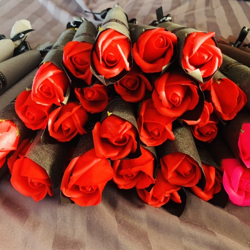 กุหลาบวาเลนไทน์-handmade-มีเก็บปลายทาง-ดอกไม้วาเลนไทน์-ของขวัญ-valentine