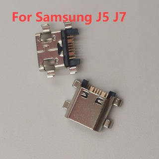 พอร์ตเชื่อมต่อที่ชาร์จ Usb สําหรับ Samsung Galaxy J5 J7 2016 J510 J5108 H G J710 J7108 Neo C J701F 5-50 ชิ้น