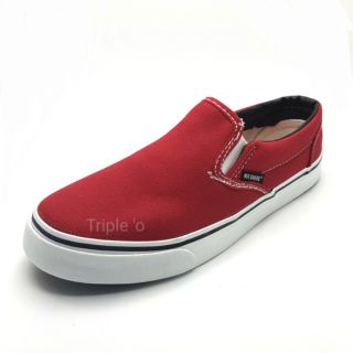 รองเท้าผ้าใบแบบสวม V5 สีแดง ไซส์ 38-43