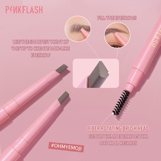 ภาพขนาดย่อของภาพหน้าปกสินค้าPinkflash Ohmyemoji ดินสอเขียนคิ้ว ติดทนนาน กันน้ำ 8 ชั่วโมง จากร้าน pinkflash.th บน Shopee ภาพที่ 6