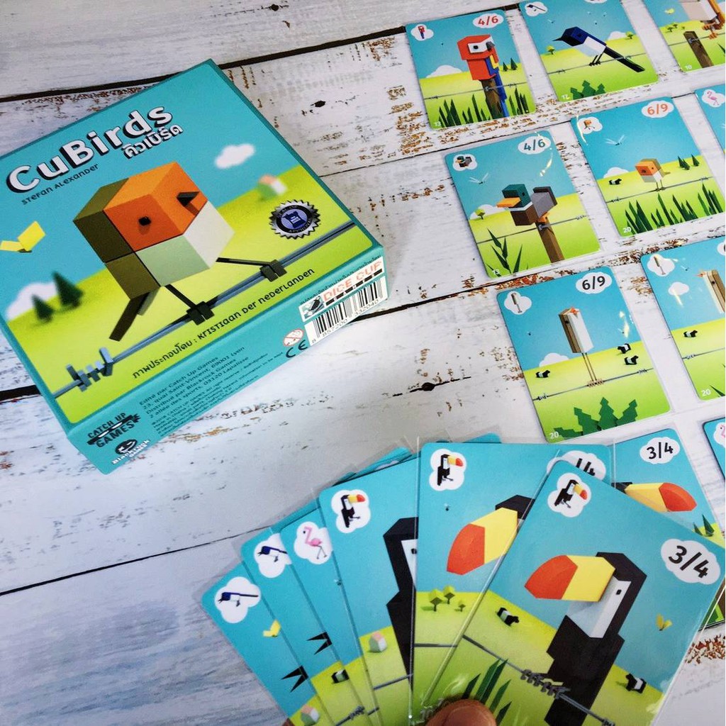 คิวเบิร์ด (Cubirds) (TH/EN) บอร์ดเกม Board Game | Shopee Thailand