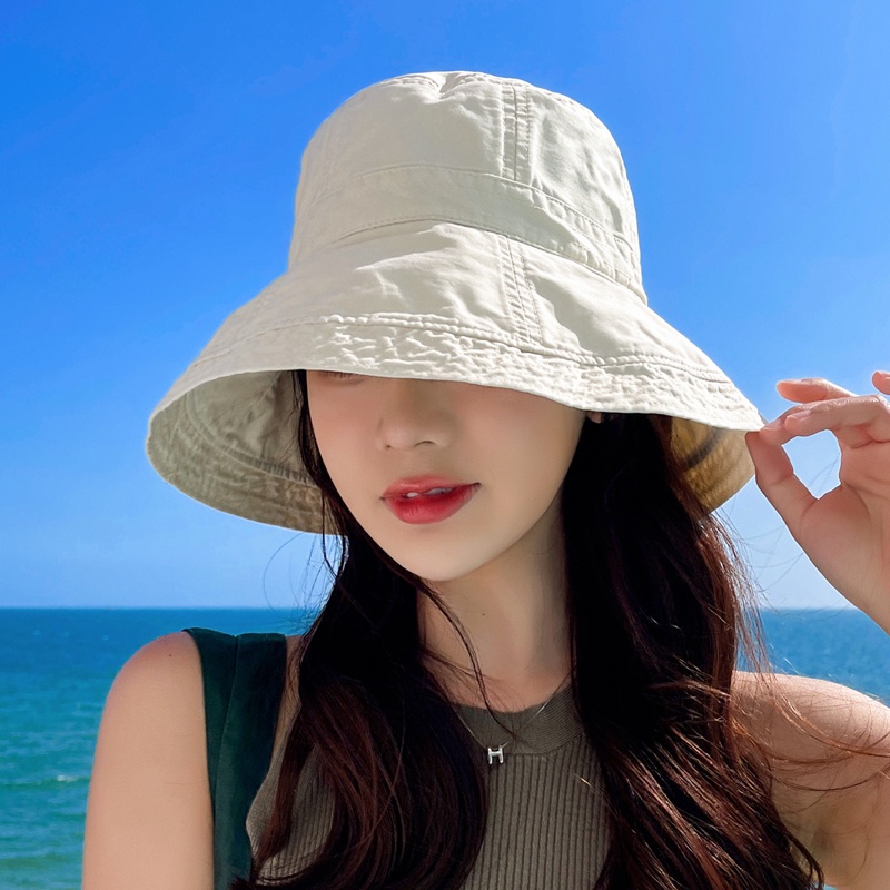หมวกบักเก็ตลําลอง-กันแดด-ขนาดใหญ่-สามารถพับได้-แฟชั่นฤดูร้อน-และฤดูใบไม้ผลิ-และฤดูใบไม้ร่วง-สําหรับผู้ชาย-และผู้หญิง