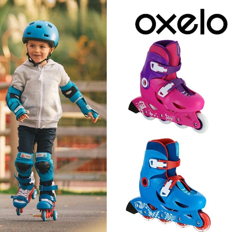 ภาพหน้าปกสินค้ารองเท้าสเก็ตเด็ก Roller Skate โ​รลเลอร์สเก็ต​ รองเท้าสเก็ตเด็ก 4-6 ขวบ Kids' Skates OXELO Kids' Inline Skates