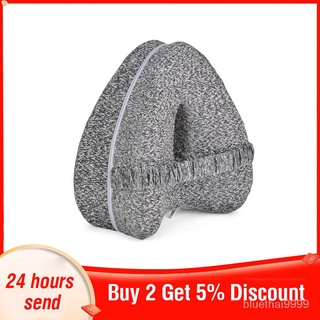 【บลูไดมอนด์】Orthopedic Knee Pillow Memory Foam Leg Pillow Legs Sleep Ergonomic Pillow Leg Cushion Knee Cushion Contour S