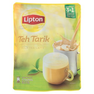 ลิปตัน 3 In 1 Teh Tarik Milk Tea Latte 12s x 21g