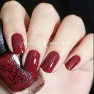 พร้อมส่ง OPI สี We the Female สีแดงเลือดนกสวยๆ ของแท้💯%