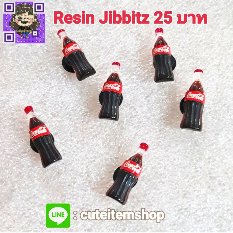 ภาพหน้าปกสินค้าShoes Charm Jibbitz Resin coke Jibbitz ตุ๊กตาติดรองเท้า พร้อมส่ง สั่ง 5 แถม 1 ตัวแถมทางร้านสุ่มให้นะคะ จากร้าน cuteitemshop บน Shopee