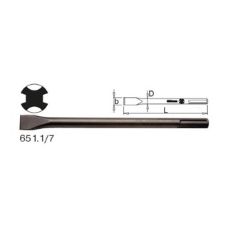 UNIOR 651.2/7 เหล็กสกัดปากแหลม 16