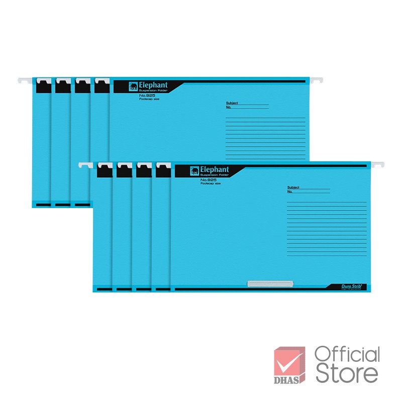 elephant-แฟ้ม-แฟ้มแขวน-no-925-f-แพ็ค-10-แฟ้ม-จำนวน-1-แพ็ค