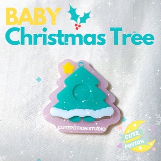 🌲 BABY CHRISTSMAS TREE แม่พิมพ์เรซิ่นรูปต้นคริสมาสต์ ใส่หน้าได้ ⭐️