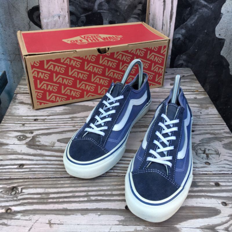 Vans Style 36 Slim Navy White Size 7 39 eur 25 cm Shopee