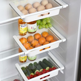 ชั้นเสริมในตู้เย็น กล่องเก็บของ กล่องเก็บไข่ กล่องถนอมอาหาร หนาแข็งแรง