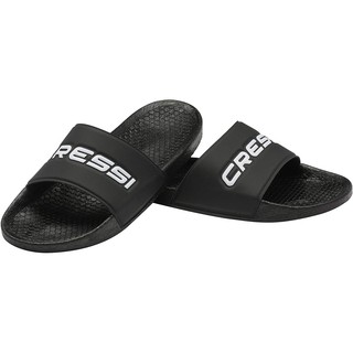 CRESSI SWIMMING POOL DELUXE SANDALS-รองเท้าแตะ สีดำ