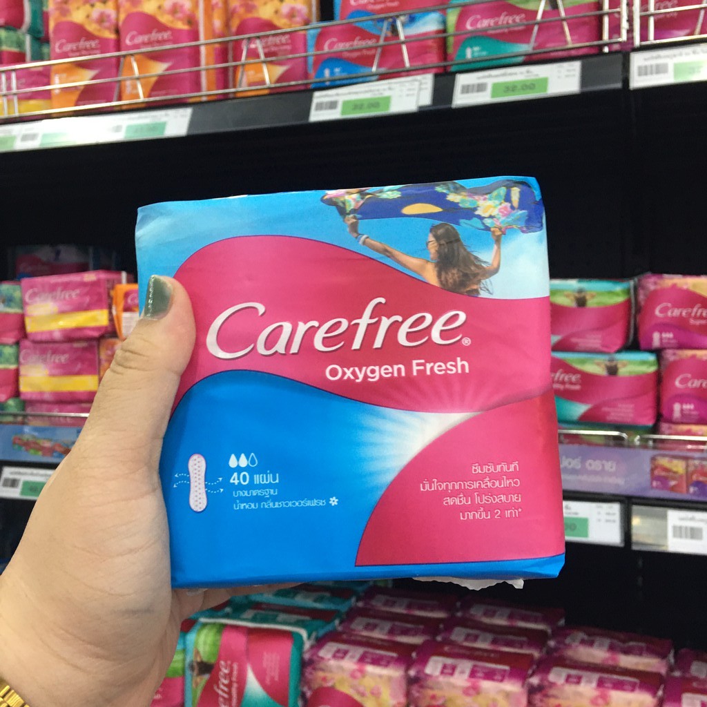 carefree-oxygen-fresh-40-ชิ่น-มีน้ำหอม