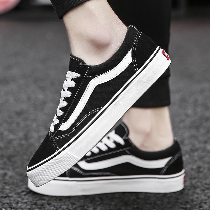 พร้อมกล่องแท้-รองเท้าผ้าใบทรง-vans-oldskool-แวนโอสคูล-มีเก็บเงินปลายทาง-รองเท้าผ้าใบทรงแวนโอสคูล-รองเท้าทรงvans