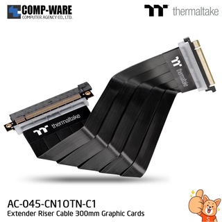 ภาพหน้าปกสินค้าThermaltake AC-045-CN1OTN-C1 TT Premium PCI-E x16 3.0 Extender Riser Cable 300mm Graphic Cards Black ที่เกี่ยวข้อง