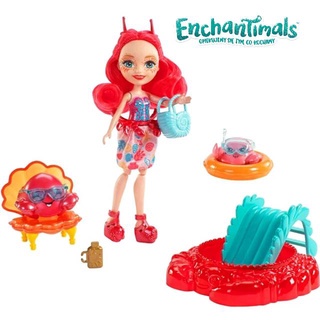 Enchantimals ตุ๊กตา เอนเชนติมอล ปูสวยงาม Cameo Crab Dolls ของแท้ babyshopy