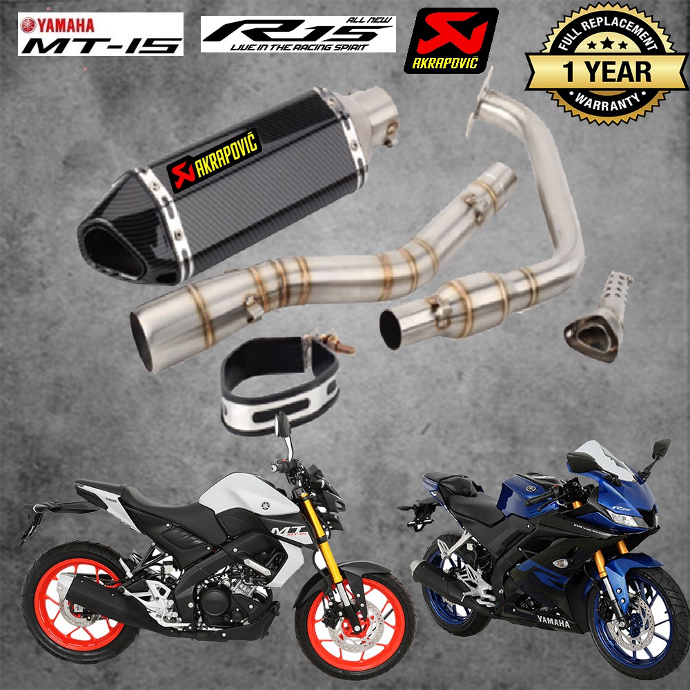 ท่อแต่งr15 โฉมใหม่ ปี2017ขึ้นไป ท่อakrapovic r15โฉมใหม่ ชุดฟูล พร้อม ...