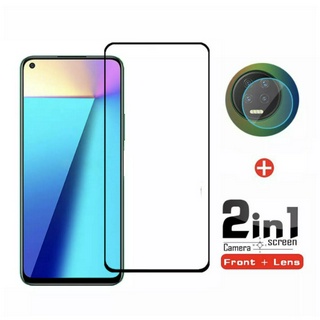 ส่งทั่วไทย ส่งจากกรุงเทพ ตรงรุ่น ได้แป็นชุด2in1 infinix Note7 ฟิล์มเลนส์กล้อง + ฟิล์มกระจกเต็มจอขอบดำ ฟิล์มกันกระแทก