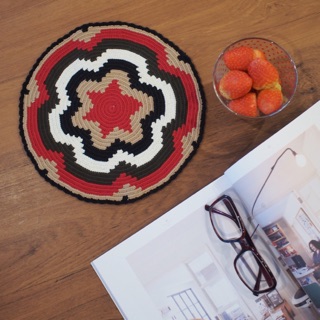 Wayuu Round Placemat (แผ่นรองจาน)