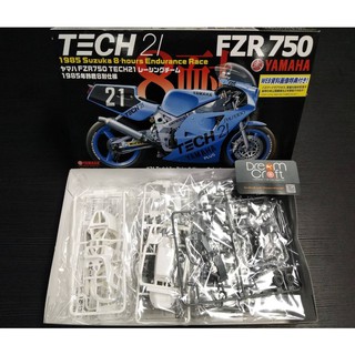 FUJIMI 1/12 BIKE5 Yamaha FZR750 85-year Shiseido TECH21 Racing Team (โมเดลรถจักรยานยนต์ Model DreamCraft)