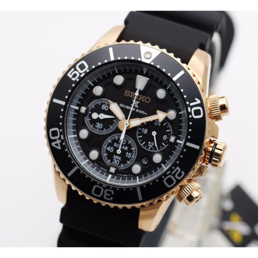Seiko prospex cheap solar diver chronograph