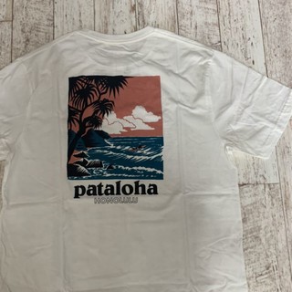 ใหม่ Patagonia เสื้อยืดแขนสั้นผ้าฝ้ายลายแผนที่ภูเขาสําหรับผู้ชายผู้หญิงเสื้อยืด