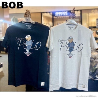 GP BoB-พร้อมส่ง‼️เสื้อคอกลมลายหมีแฟนซี รุ่นใหม่ 100% authentic เสื้อยืดฮิตๆ เสื้อยืด เสื้อยืดถูกๆ（） unisex #Beverly hill