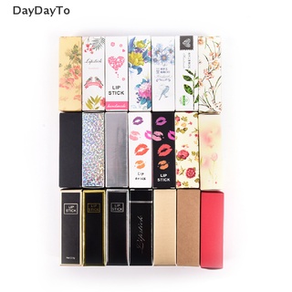 Daydayto กล่องกระดาษเปล่า สําหรับใส่ลิปบาล์ม ลิปสติก DIY 10 ชิ้น