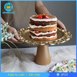 ✨พร้อมสต็อก✨Retro Wedding Dessert Cake Stand Tart Pie Fruit Plate Supplies Ornaments[ALMENCLA1]