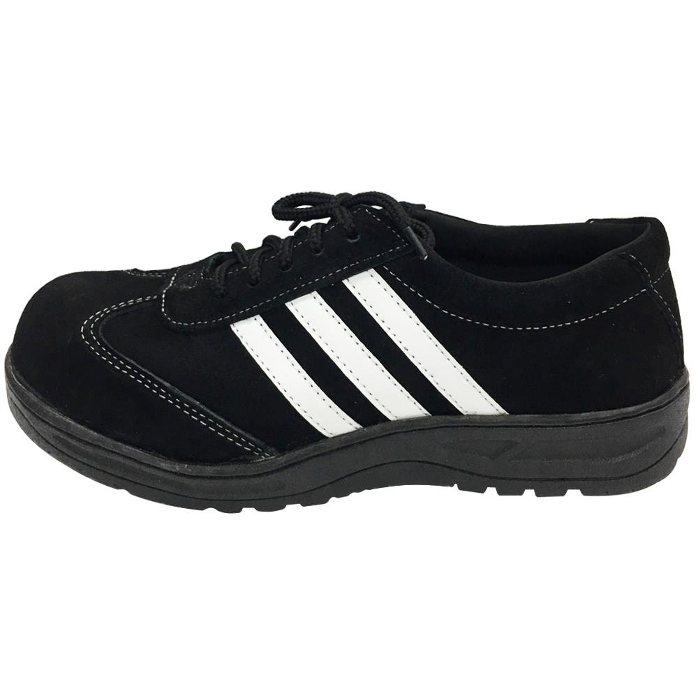 รองเท้านิรภัยพื้น-pvc-black-bison-เบอร์-43-สีดำ-อุปกรณ์นิรภัยส่วนบุคคล-safety-shoe-43-black-pvc-brogan-safety