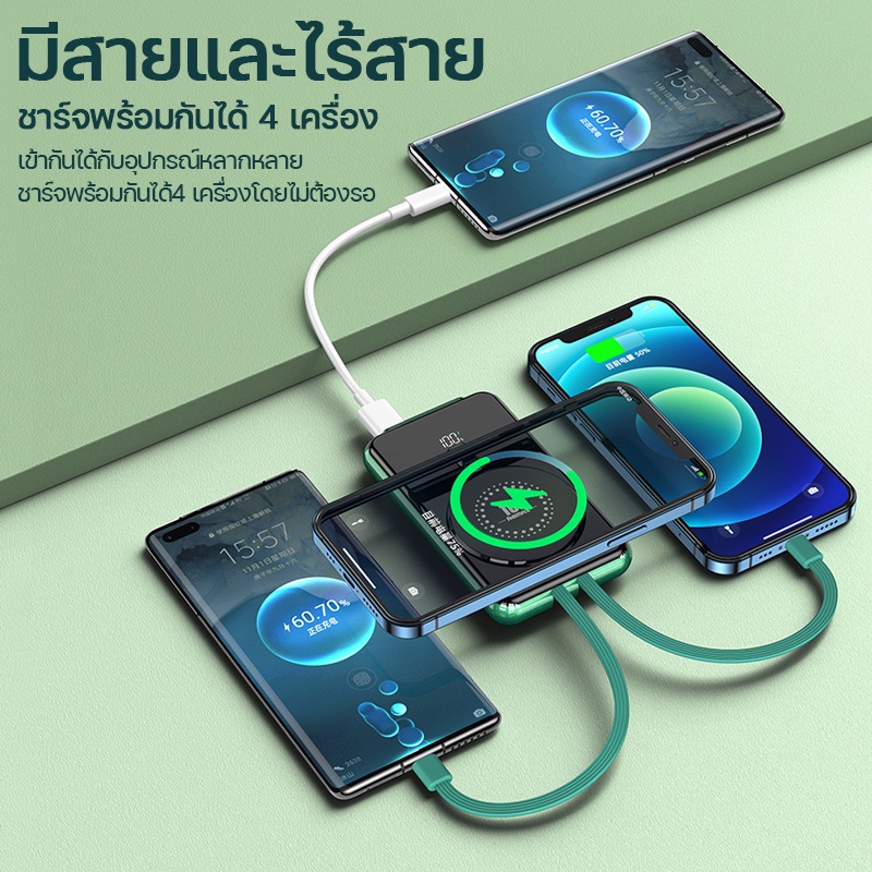พาวเวอร์แบงค์-remax-รุ่น-rpp-268-ชาร์จเร็ว-22-5w-ชาร์จไร้สาย-15w-ความจุ-10000mah-ขนาดเล็ก-แท่นชาร์จแม่เหล็ก