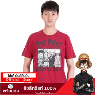 【ONEPIECE STORE】เสื้อวันพีช ลายลิขสิทธิ์แท้  เสื้อยืดลายการ์ตูน  one piece DOP-807-RE