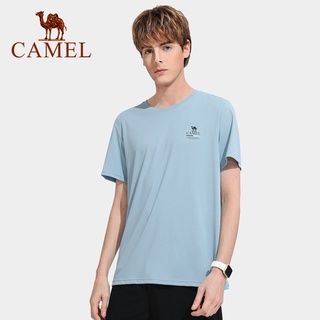 Camel เสื้อยืดแขนสั้น ระบายอากาศ แบบแห้งเร็ว เหมาะกับเล่นกีฬากลางแจ้ง สําหรับผู้ชาย