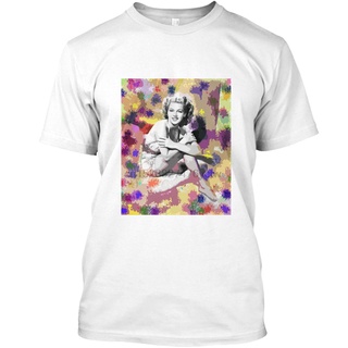 [S-5XL] เสื้อยืด พิมพ์ลาย Lana Turner Movie Pop Art สไตล์คลาสสิก สําหรับผู้ชาย
