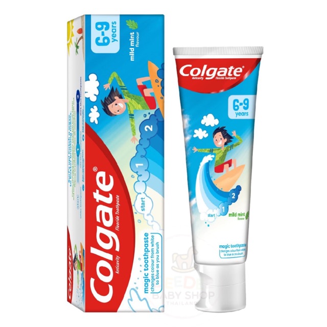 พร้อมส่ง-ยาสีฟันผสมฟลูออไรด์สำหรับเด็กโต-colgate-kids-magic-toothpaste-6-9-years