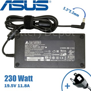 Delta Adapter ของแท้ สำหรับ Asus &amp; MSI 19.5V/11.8A 230W หัวขนาด 5.5*2.5mm MSI AC Adapter สายชาร์จ อะแดปเตอร์